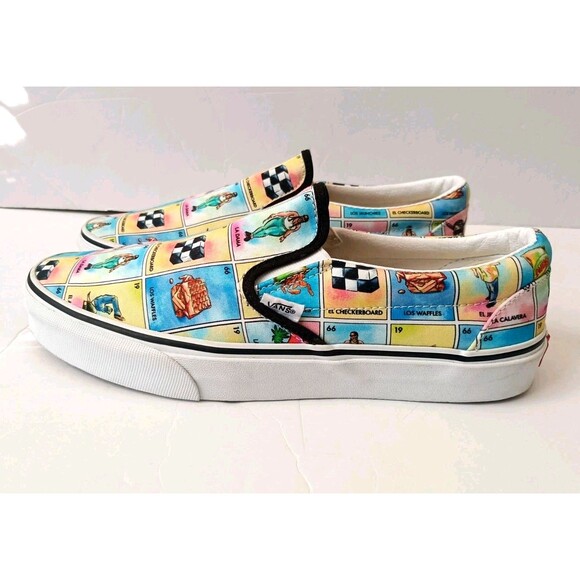 Vans Old Skool Loteria Shoes Men's 9.5 Multi Color - Picture 1 of 10
